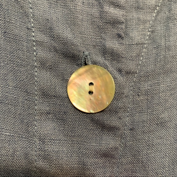 Flax 100% Linen Jacket Lagenlook Size Medium - Picture 3 of 9